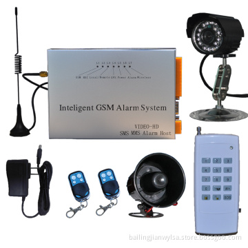 Professional GSM/CDMA Security Alarm System with Camera with SMS, MMS, E-Mail Calls Automatically